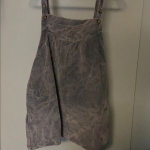 urban outfitters purple-ish gray corduroy dress